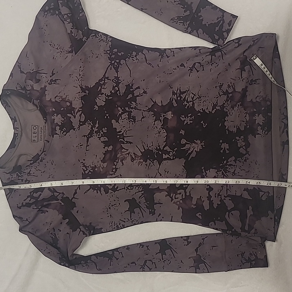 👾 Fleo Purple Marble Foundation Long Sleeve - Picture 6 of 9